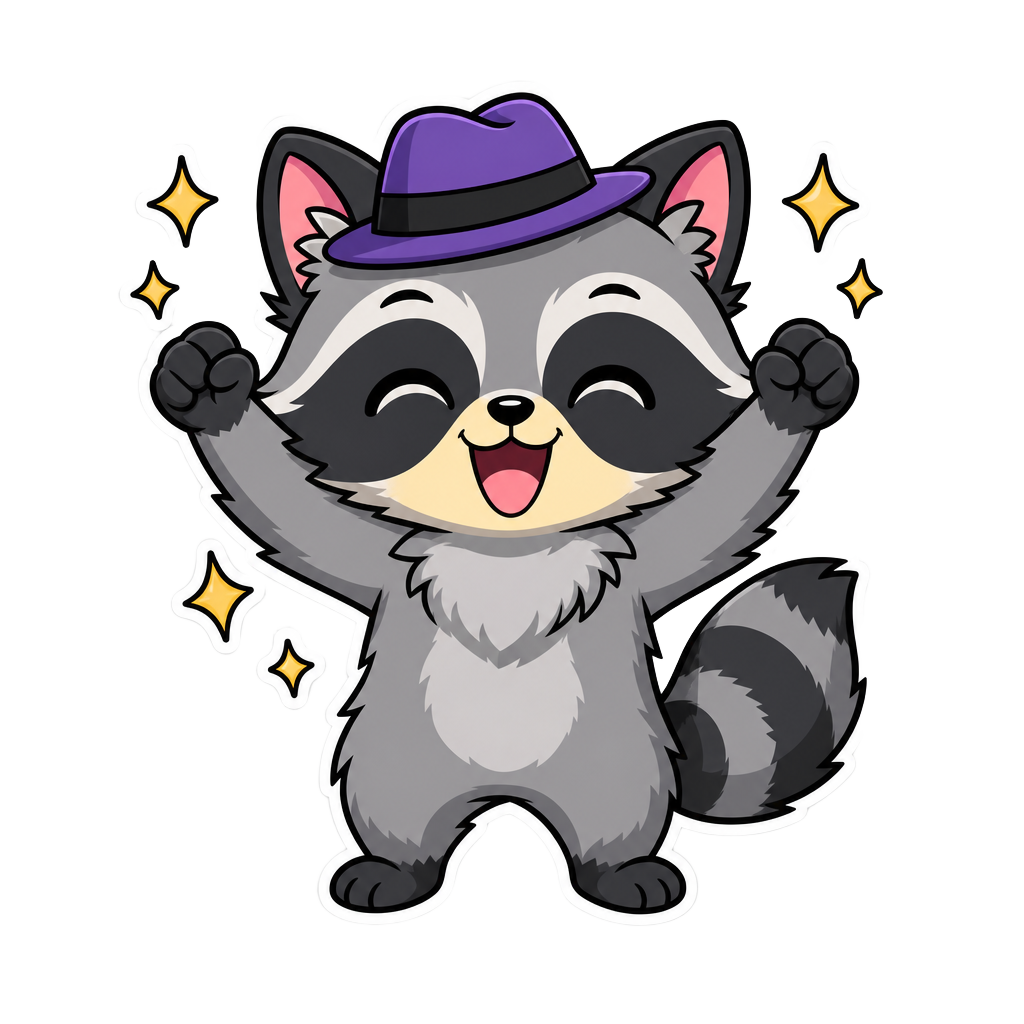 Jarby the raccoon